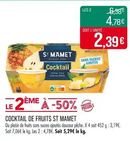 Match ST MAMET Cocktail de fruits offre