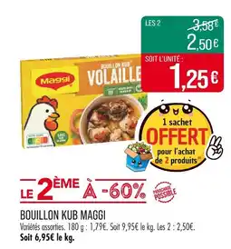 Match MAGGI Bouillon kub offre