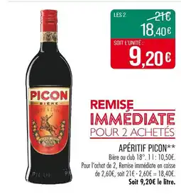 Match PICON Apéritif picon offre