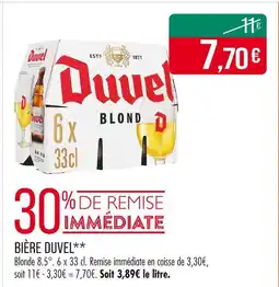 Match DUVEL Bière offre