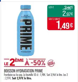 Match PRIME Boisson hydratation offre