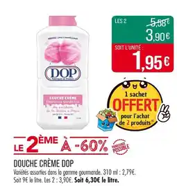 Match DOP Douche crème offre