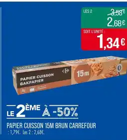 Match CARREFOUR Papier cuisson offre