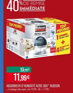 Match RUBSON Absorbeur d’humidité aero 360° offre