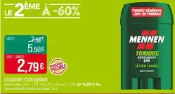 Match MENNEN Déodorant Stick offre