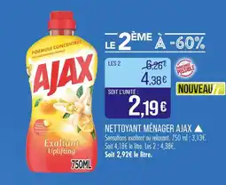 Match AJAX Nettoyant ménager offre