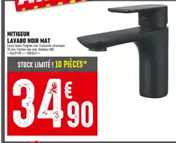 Batkor Mitigeur Lavabo Noir Mat offre