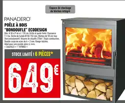 Batkor PANADERO Poêle à bois “Bondoufle” Ecodesign offre