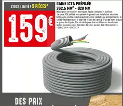 Batkor Gaine icta préfilée 3g2.5 mm² - ø20 mm offre