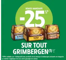 Intermarché Grimbergen -25% de remise immédiate sur tout Grimbergen offre