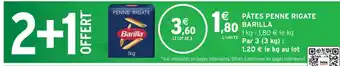 Intermarché BARILLA PÂTES PENNE RIGATE offre