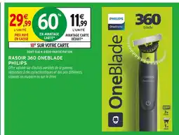 Intermarché Philips Rasoir 360 OneBlade offre