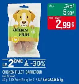 Match Chicken fillet carrefour offre