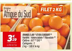 Netto Orange à jus et/ou à dessert offre