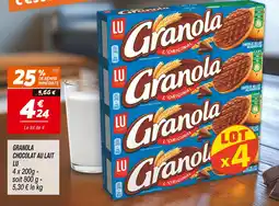 Netto LU Granola chocolat au lait offre