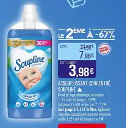 Match Assouplissant concentré soupline offre