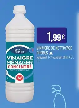 Match Vinaigre de nettoyage phebus offre