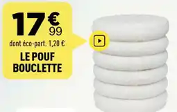 Centrakor Le pouf bouclette offre
