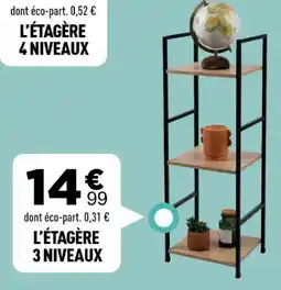 Centrakor L'étagère 3 niveaux offre