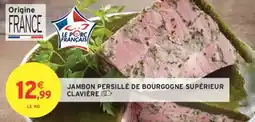 Intermarché Jambon persillé de bourgogne supérieur clavière offre