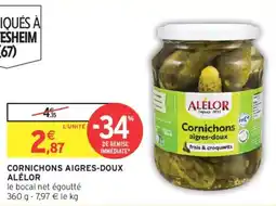 Intermarché Cornichons aigres-doux alélor offre