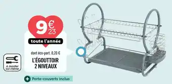 Centrakor L'égouttoir 2 niveaux offre