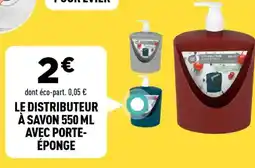 Centrakor Le distributeur à savon avec porte- éponge offre