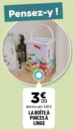 Centrakor La boîte à pinces à linge offre