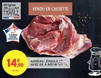 Intermarché Agneau épaule avec os à rôtir offre
