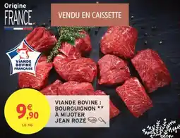 Intermarché Viande bovine bourguignon à mijoter jean rozé offre