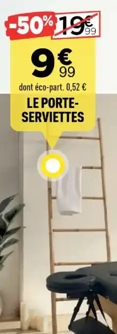Centrakor Le porte- serviettes offre
