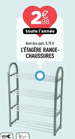 Centrakor L'étagère range- chaussures offre