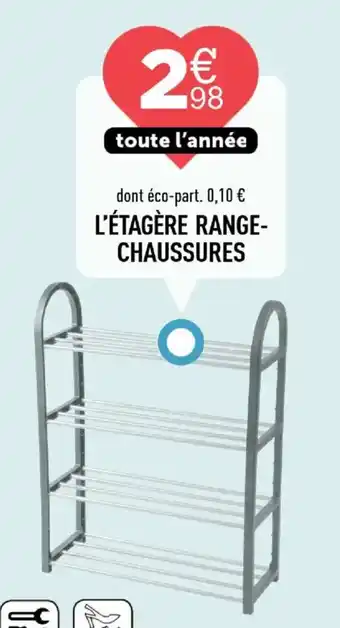 Centrakor L'étagère range- chaussures offre
