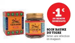 Super U Soin baume du tigre offre