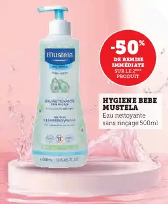 Super U Hygiene bebe mustela offre