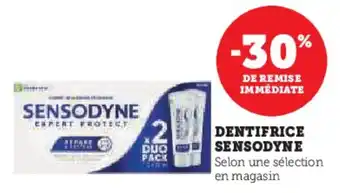 Super U Dentifrice sensodyne offre