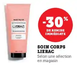 Super U Soin corps lierac offre