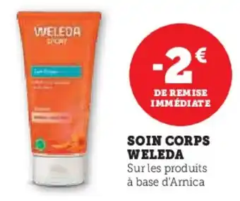 Super U Soin corps weleda offre