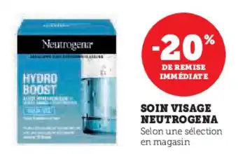 Super U Soin visage neutrogena offre