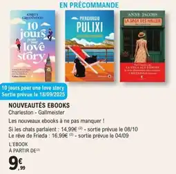 E.Leclerc Espace Culturel Nouveautés ebooks offre