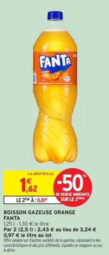 Intermarché Express Boisson gazeuse orange fanta offre