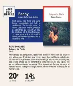 E.Leclerc Espace Culturel Peau d'ourse grégory le floch seuil offre