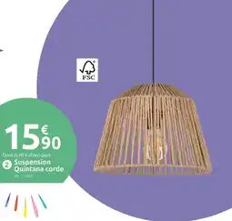 Mr Bricolage Suspension Quintana corde offre