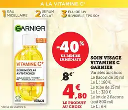 Maximarché Soin visage vitamine c garnier offre