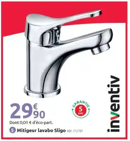 Mr Bricolage INVENTIV Mitigeur lavabo Sligo offre