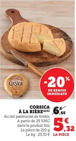 Maximarché Corsica à la bière offre