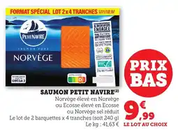 Maximarché Saumon petit navire offre