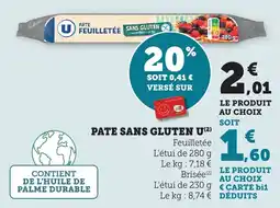 Maximarché Pate sans gluten u offre