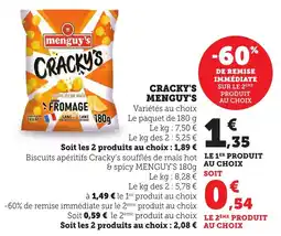 Maximarché Cracky's menguy's offre
