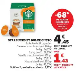 Maximarché Starbucks by dolce gusto offre